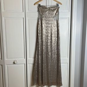 PROM Beaded sparkly beaded gown  wedding formal size 11/12 NWOT